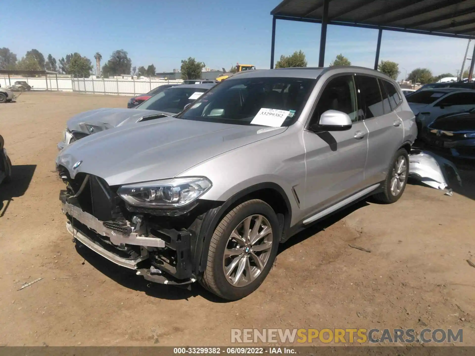 2 Photograph of a damaged car 5UXTR7C58KLF24308 BMW X3 2019