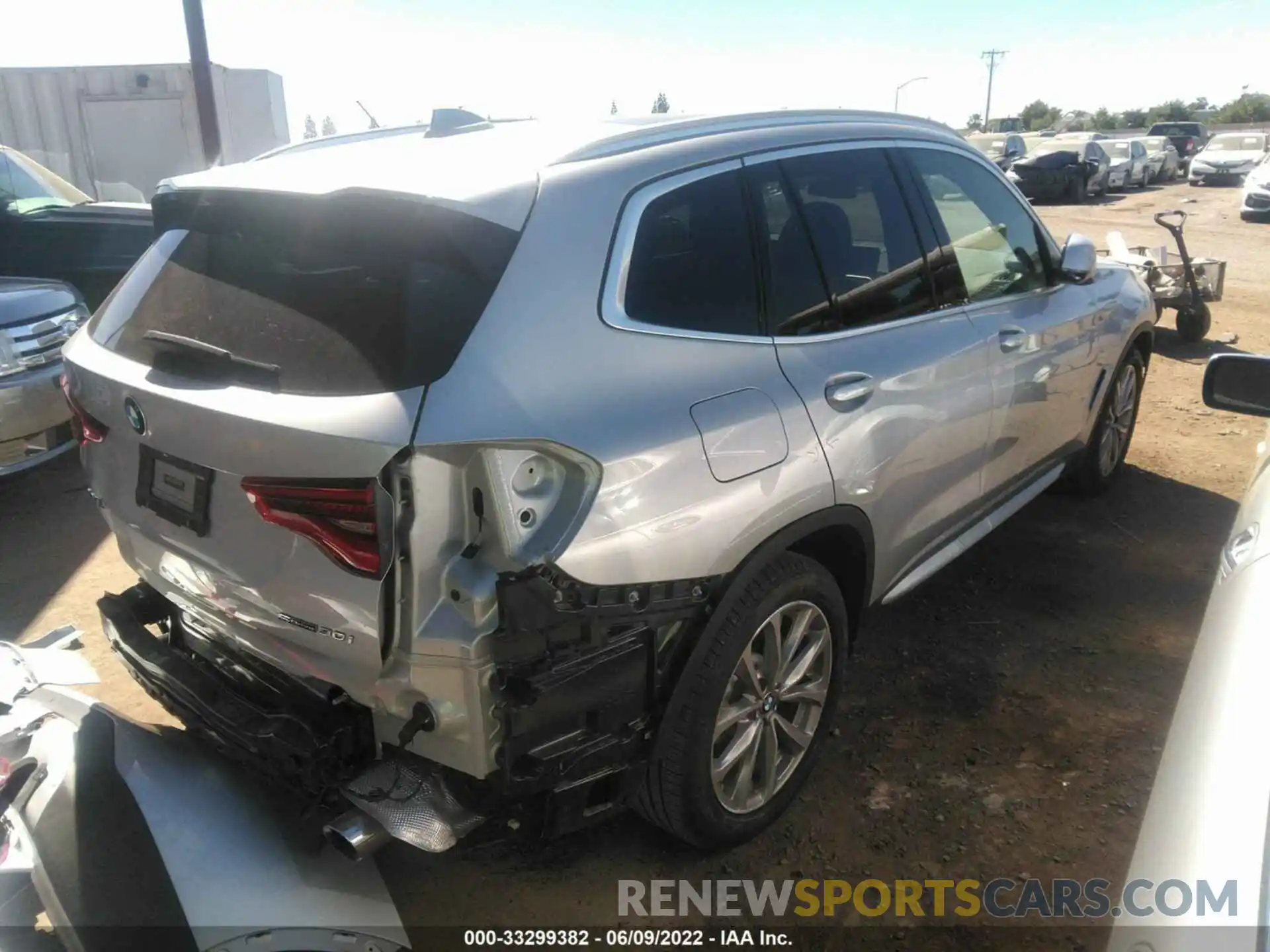 4 Photograph of a damaged car 5UXTR7C58KLF24308 BMW X3 2019