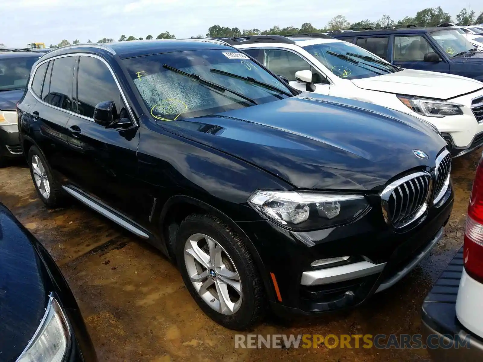 1 Photograph of a damaged car 5UXTR7C58KLF24387 BMW X3 2019