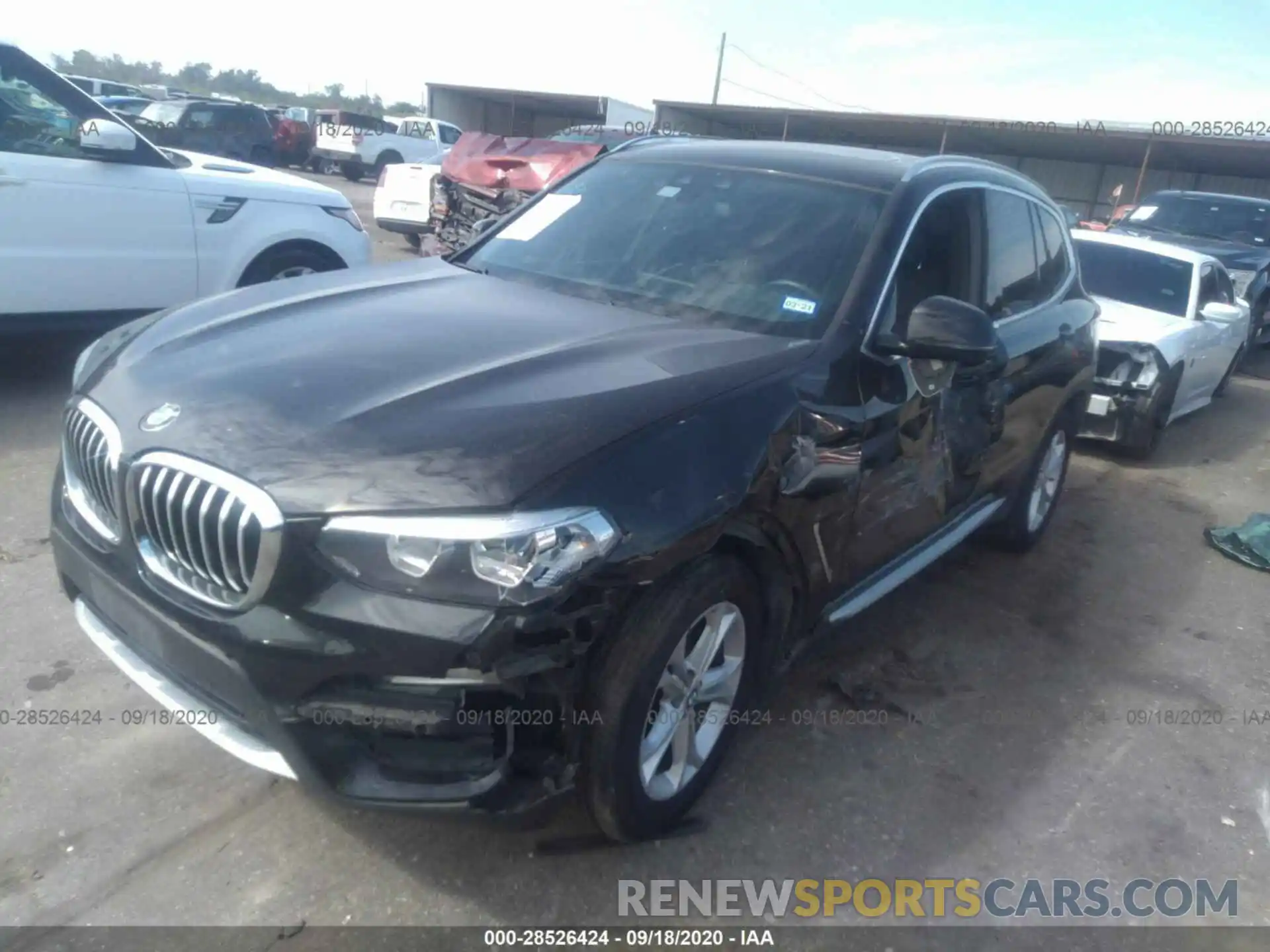 2 Photograph of a damaged car 5UXTR7C58KLF24664 BMW X3 2019