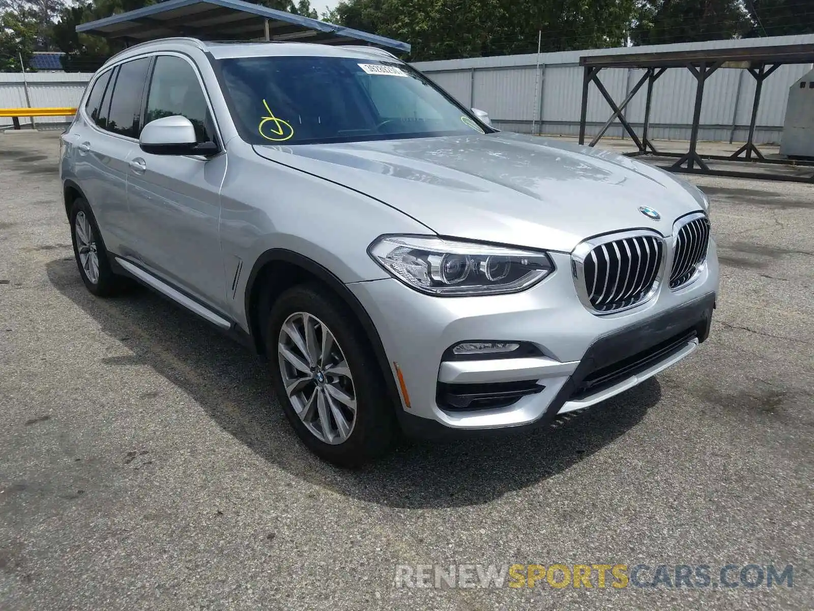 1 Photograph of a damaged car 5UXTR7C58KLF26463 BMW X3 2019