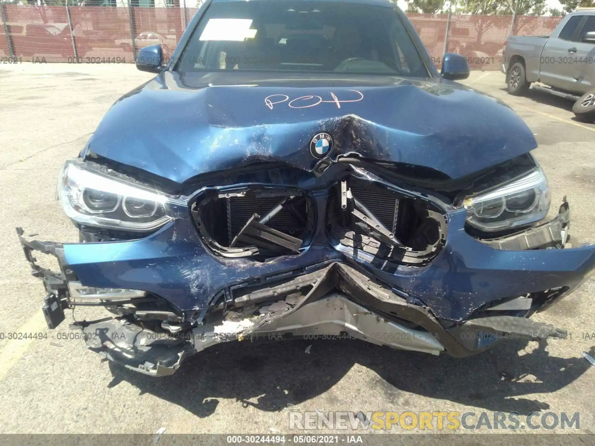 6 Photograph of a damaged car 5UXTR7C58KLF28083 BMW X3 2019