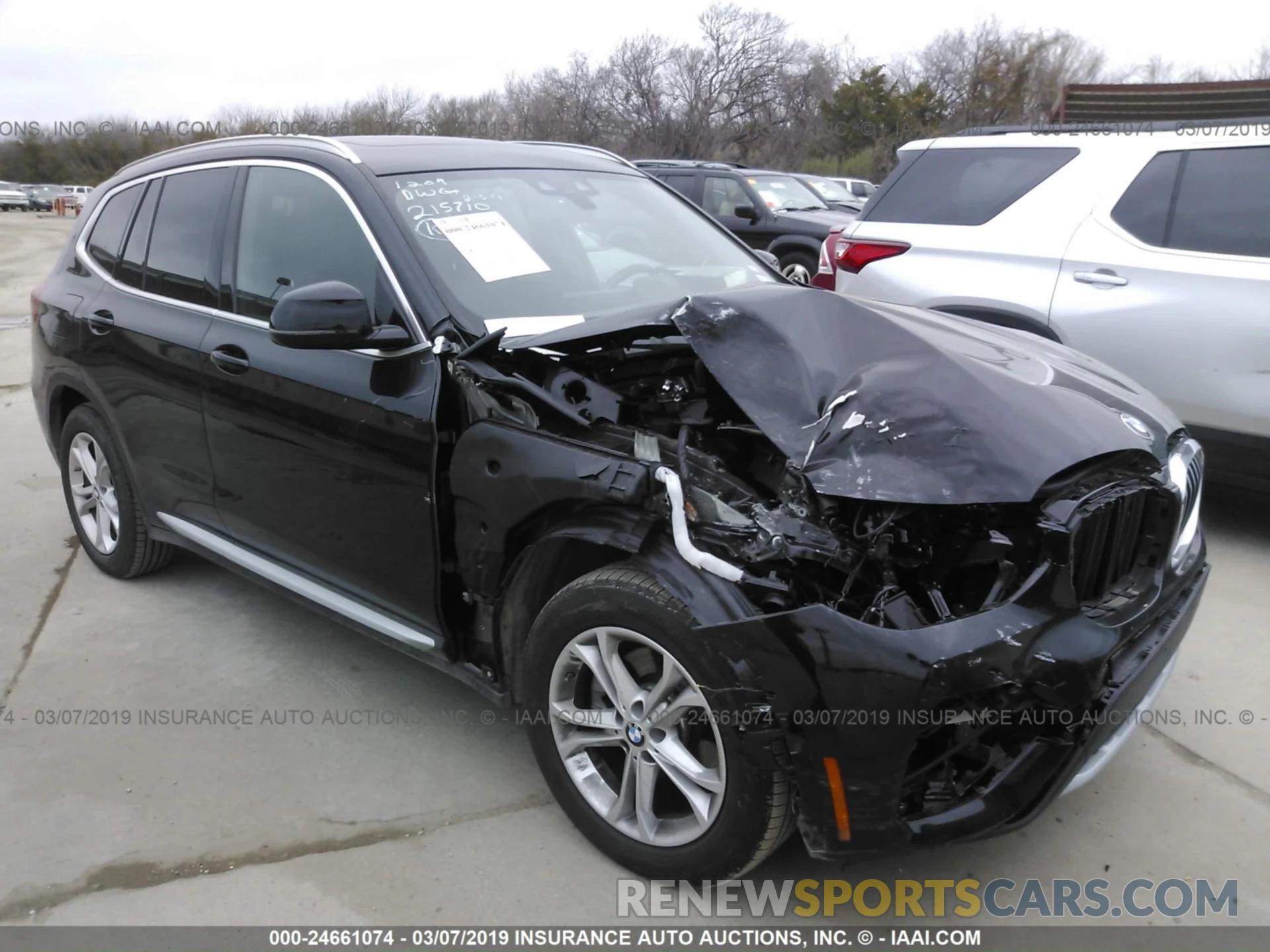 1 Photograph of a damaged car 5UXTR7C58KLF28701 BMW X3 2019