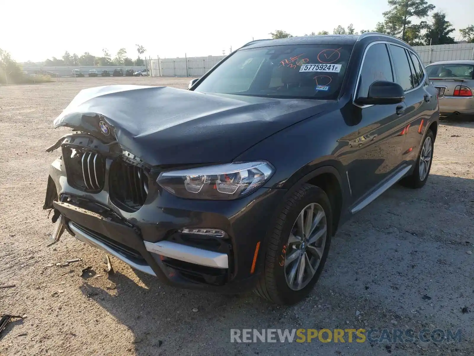 2 Photograph of a damaged car 5UXTR7C58KLF29248 BMW X3 2019