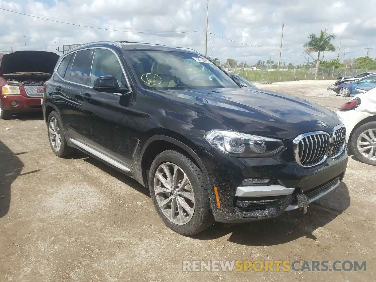 1 Photograph of a damaged car 5UXTR7C58KLF29623 BMW X3 2019