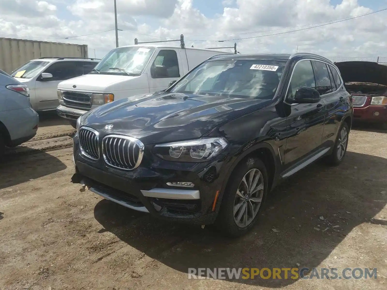 2 Photograph of a damaged car 5UXTR7C58KLF29623 BMW X3 2019