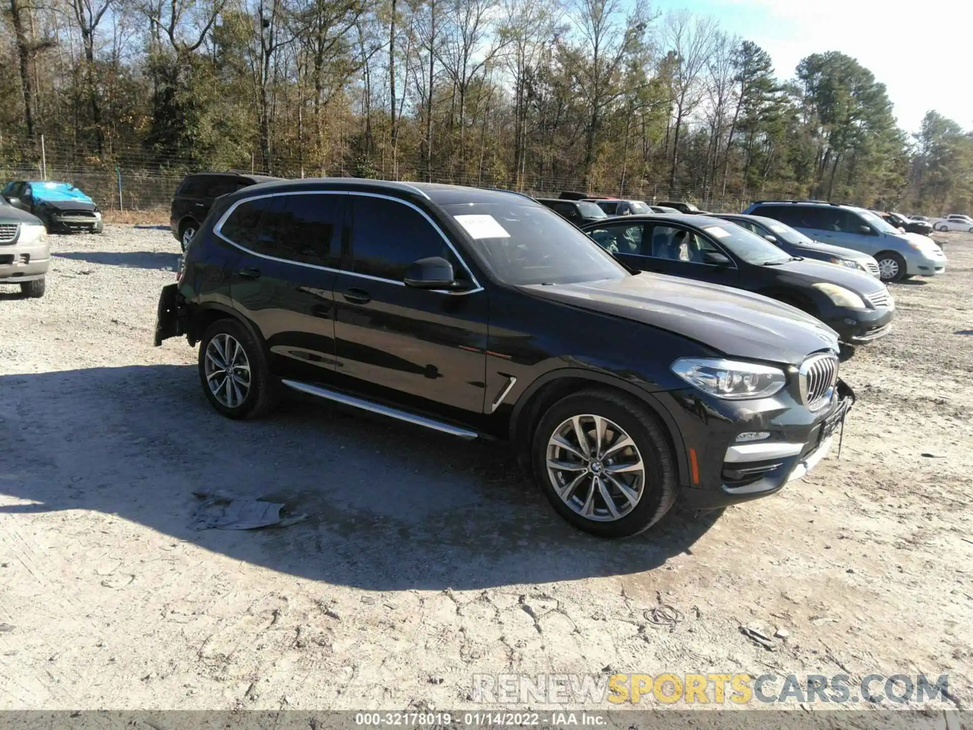 1 Photograph of a damaged car 5UXTR7C58KLF29637 BMW X3 2019