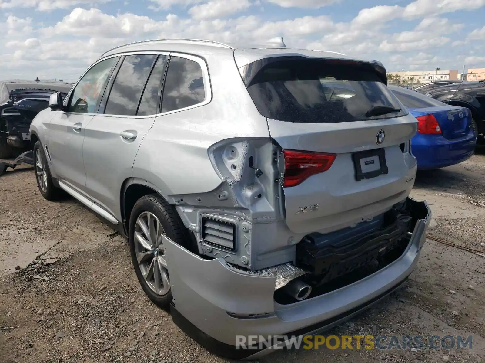 3 Photograph of a damaged car 5UXTR7C58KLF29931 BMW X3 2019