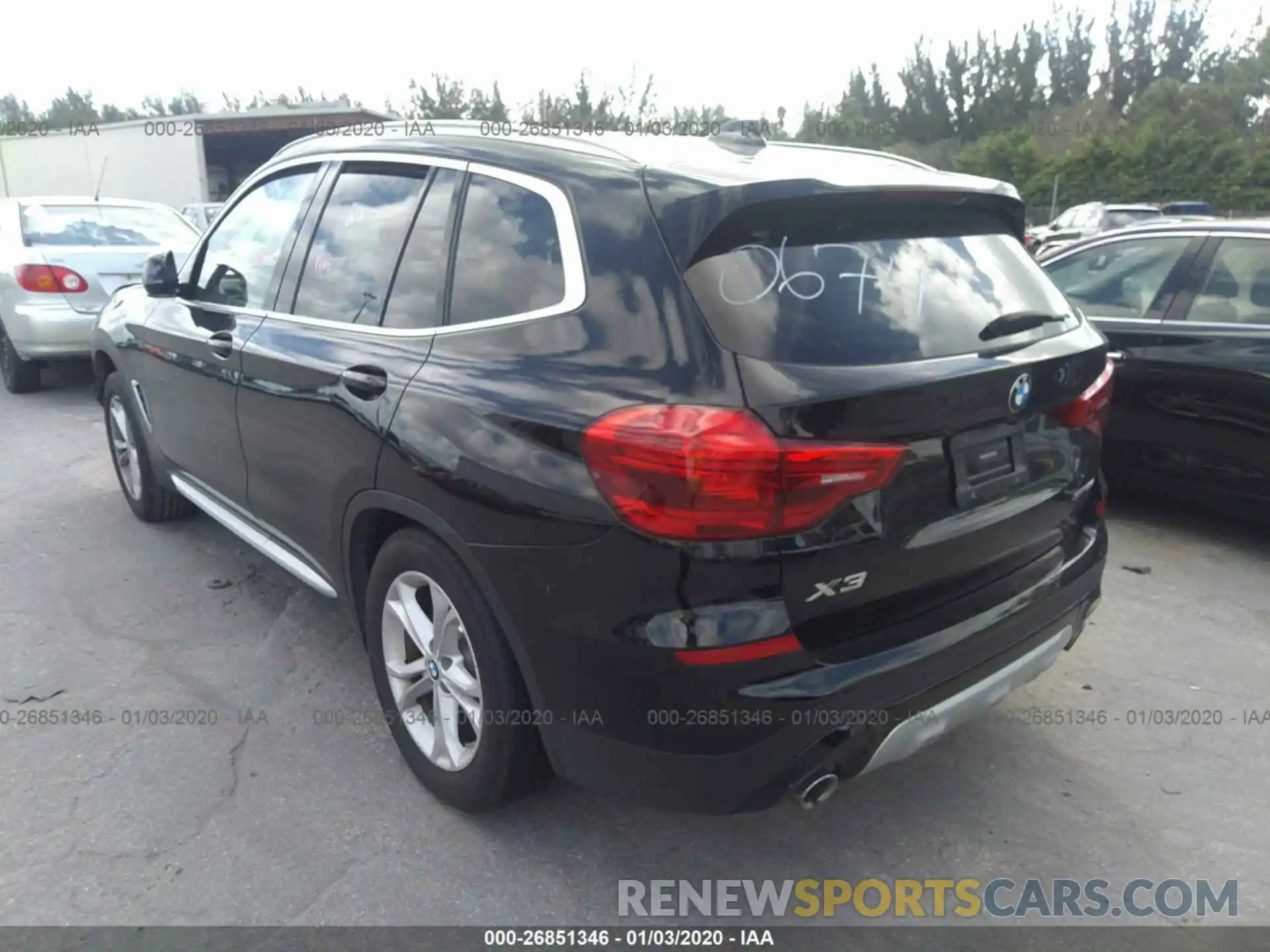 3 Photograph of a damaged car 5UXTR7C58KLF30674 BMW X3 2019