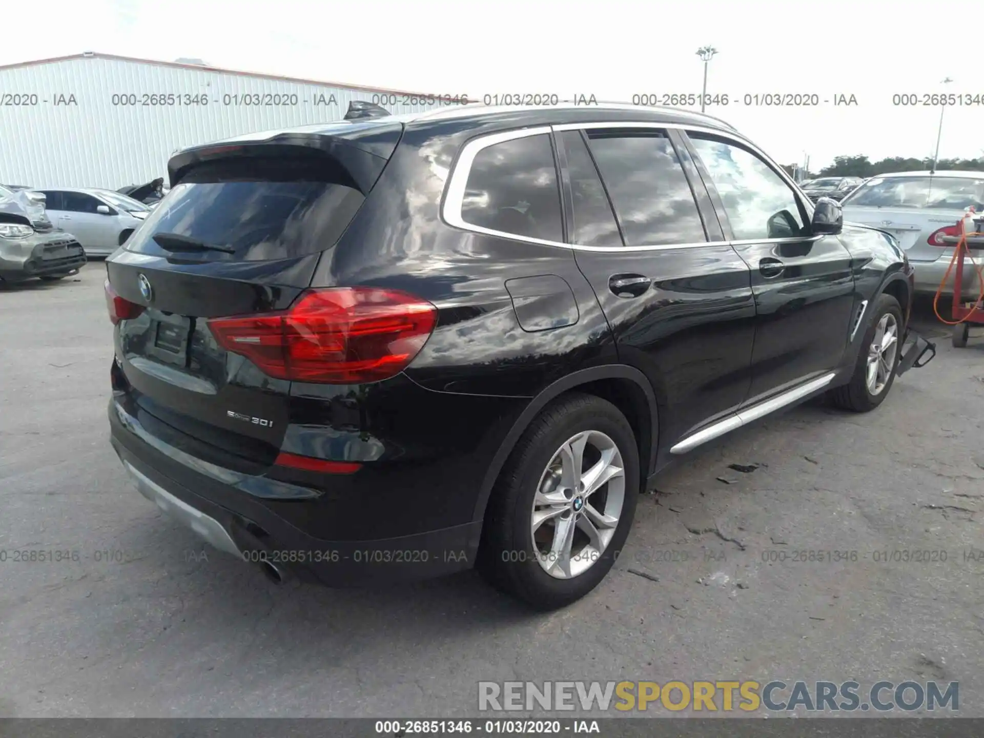 4 Фотография поврежденного автомобиля 5UXTR7C58KLF30674 BMW X3 2019