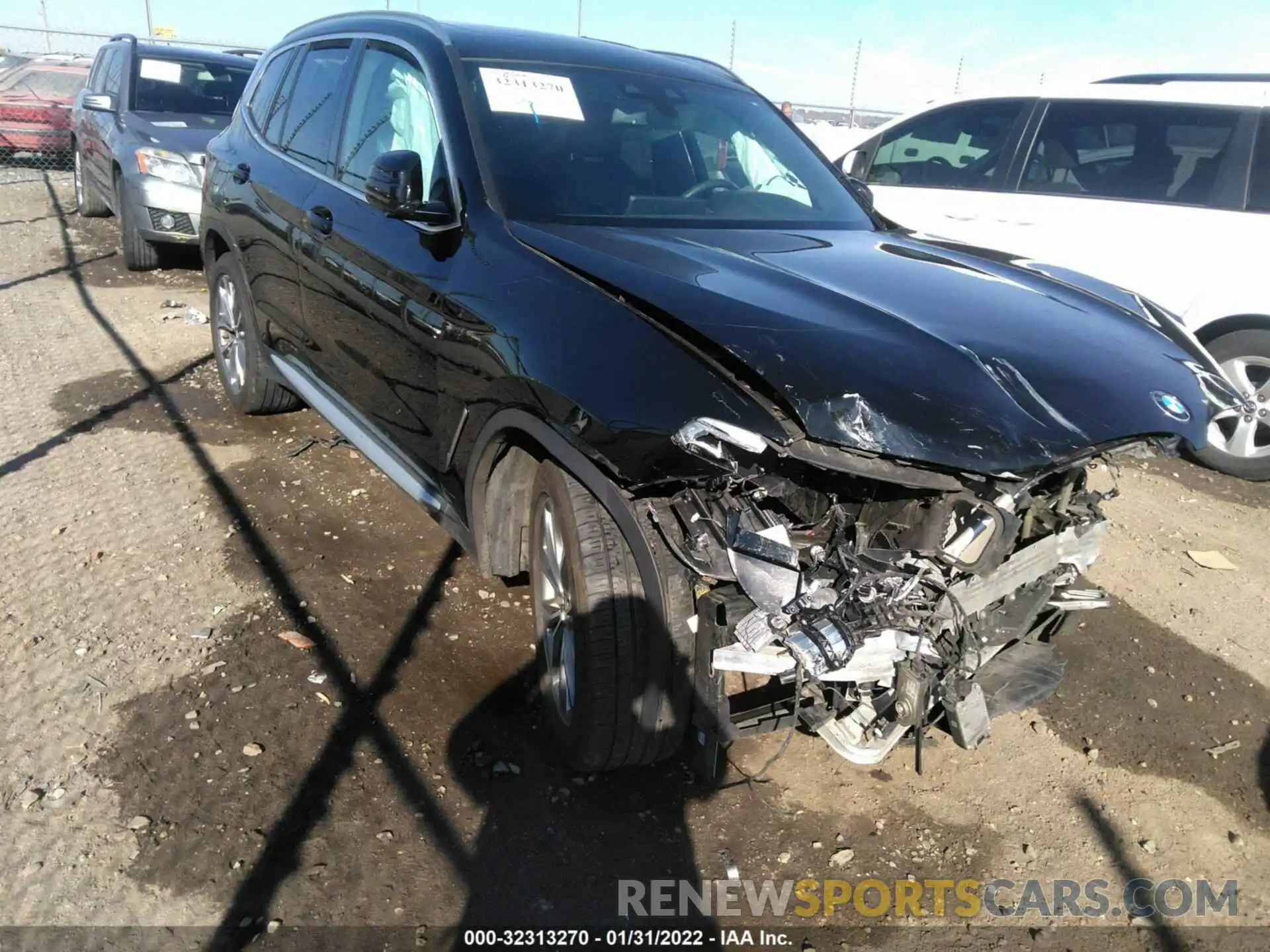 1 Photograph of a damaged car 5UXTR7C58KLF30853 BMW X3 2019