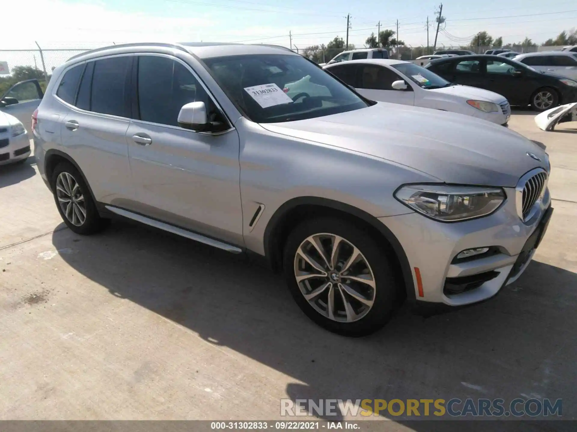 1 Photograph of a damaged car 5UXTR7C58KLF31632 BMW X3 2019