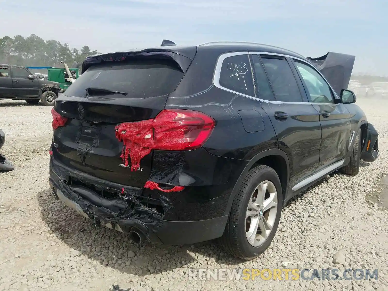 4 Фотография поврежденного автомобиля 5UXTR7C58KLF34403 BMW X3 2019