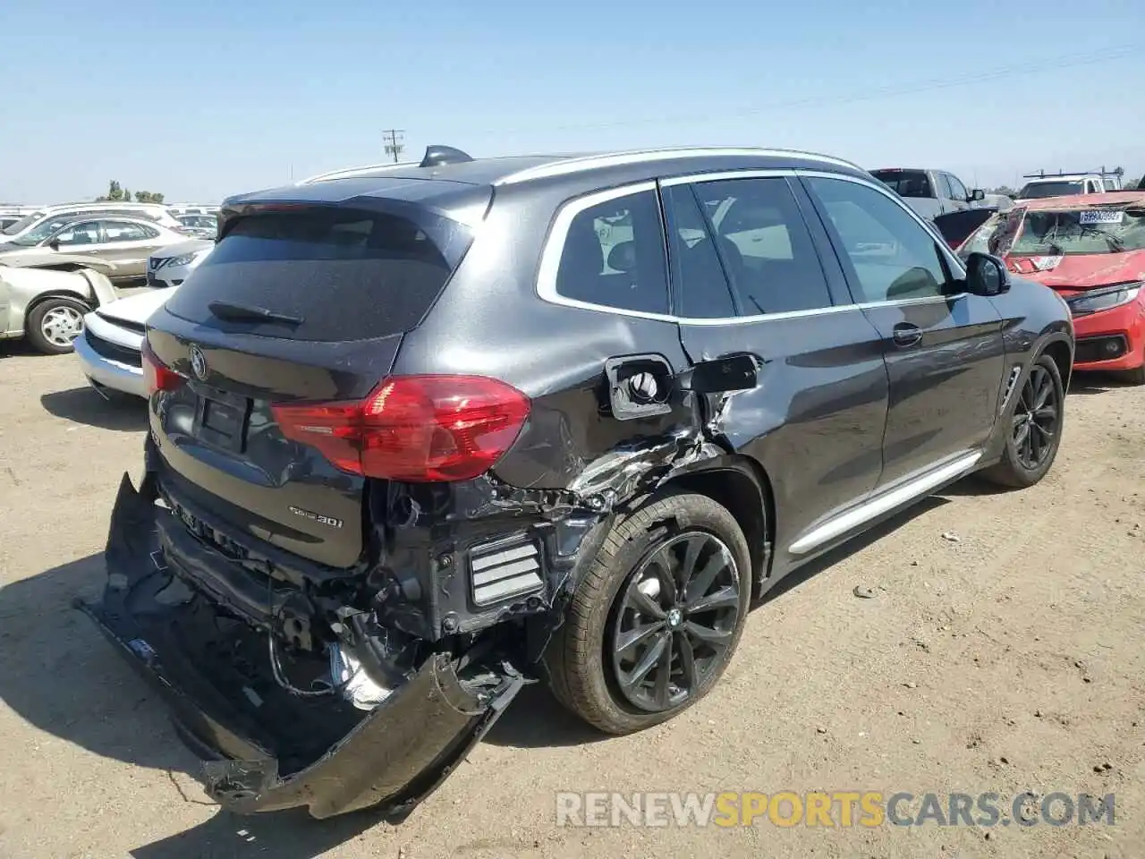 4 Photograph of a damaged car 5UXTR7C58KLF34787 BMW X3 2019