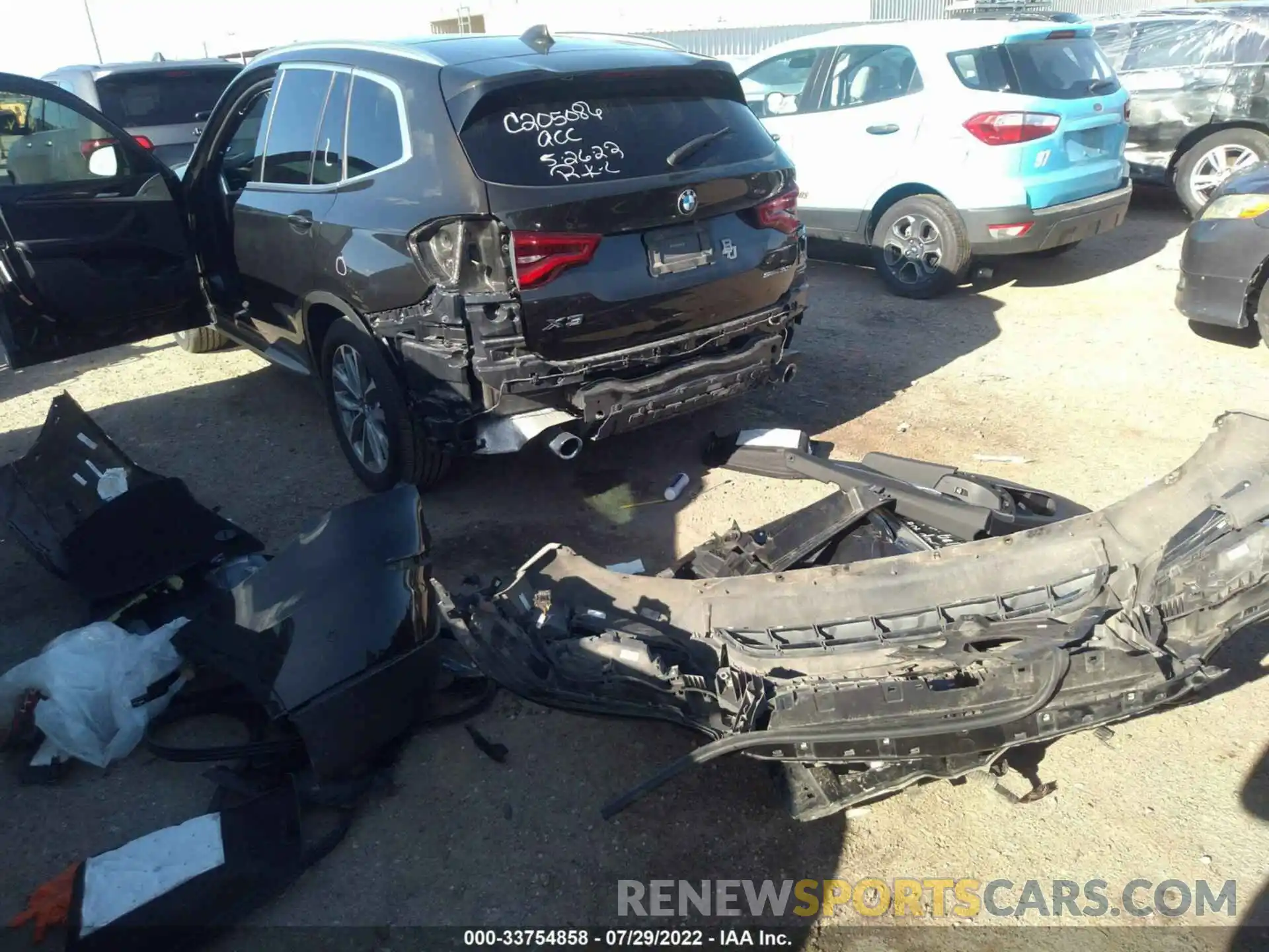 12 Photograph of a damaged car 5UXTR7C58KLF35308 BMW X3 2019