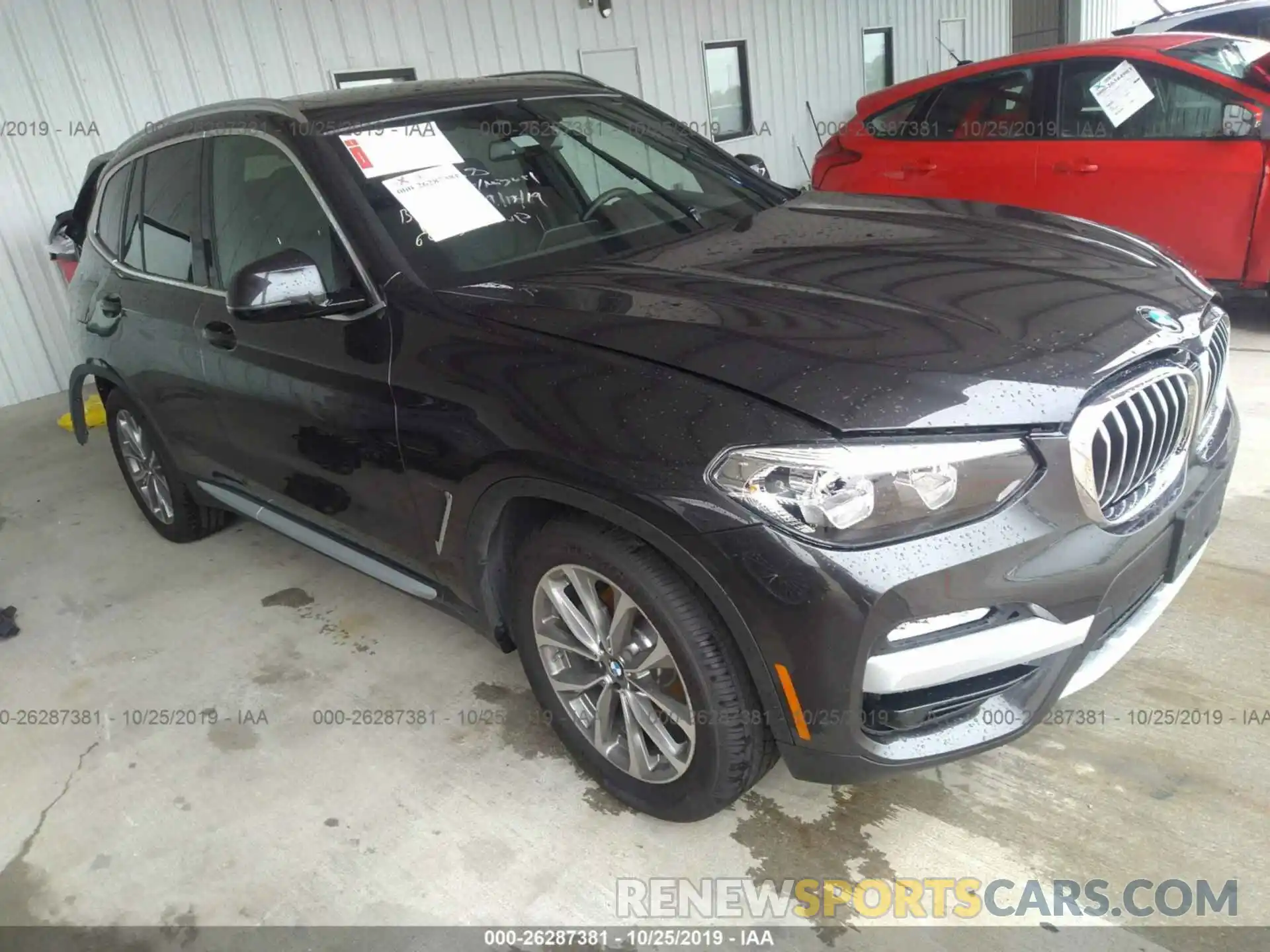 1 Photograph of a damaged car 5UXTR7C58KLF36023 BMW X3 2019