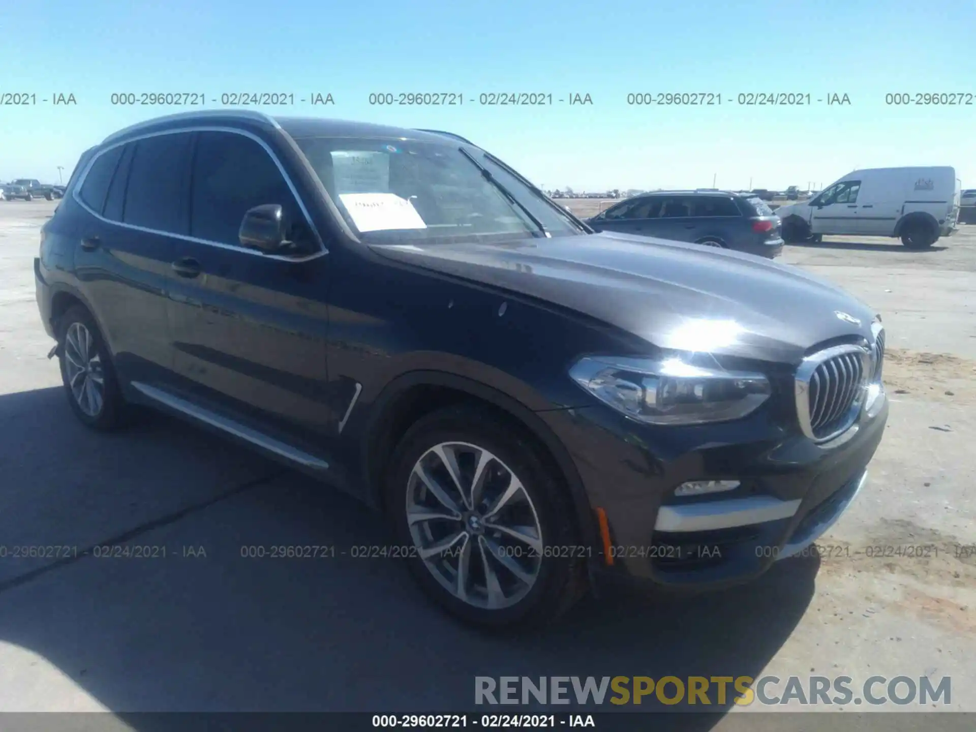 1 Photograph of a damaged car 5UXTR7C58KLF36216 BMW X3 2019