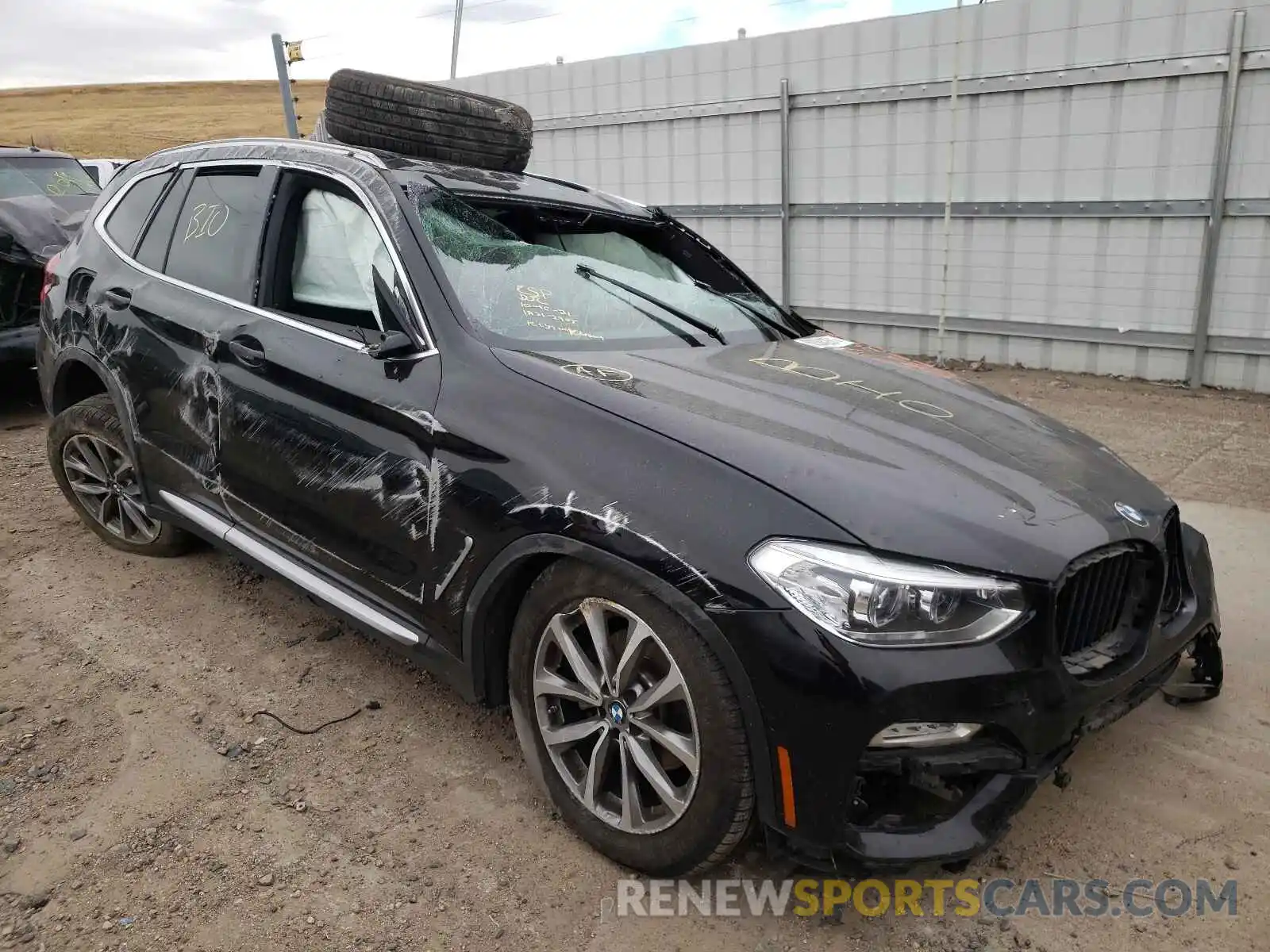 1 Photograph of a damaged car 5UXTR7C58KLF36717 BMW X3 2019