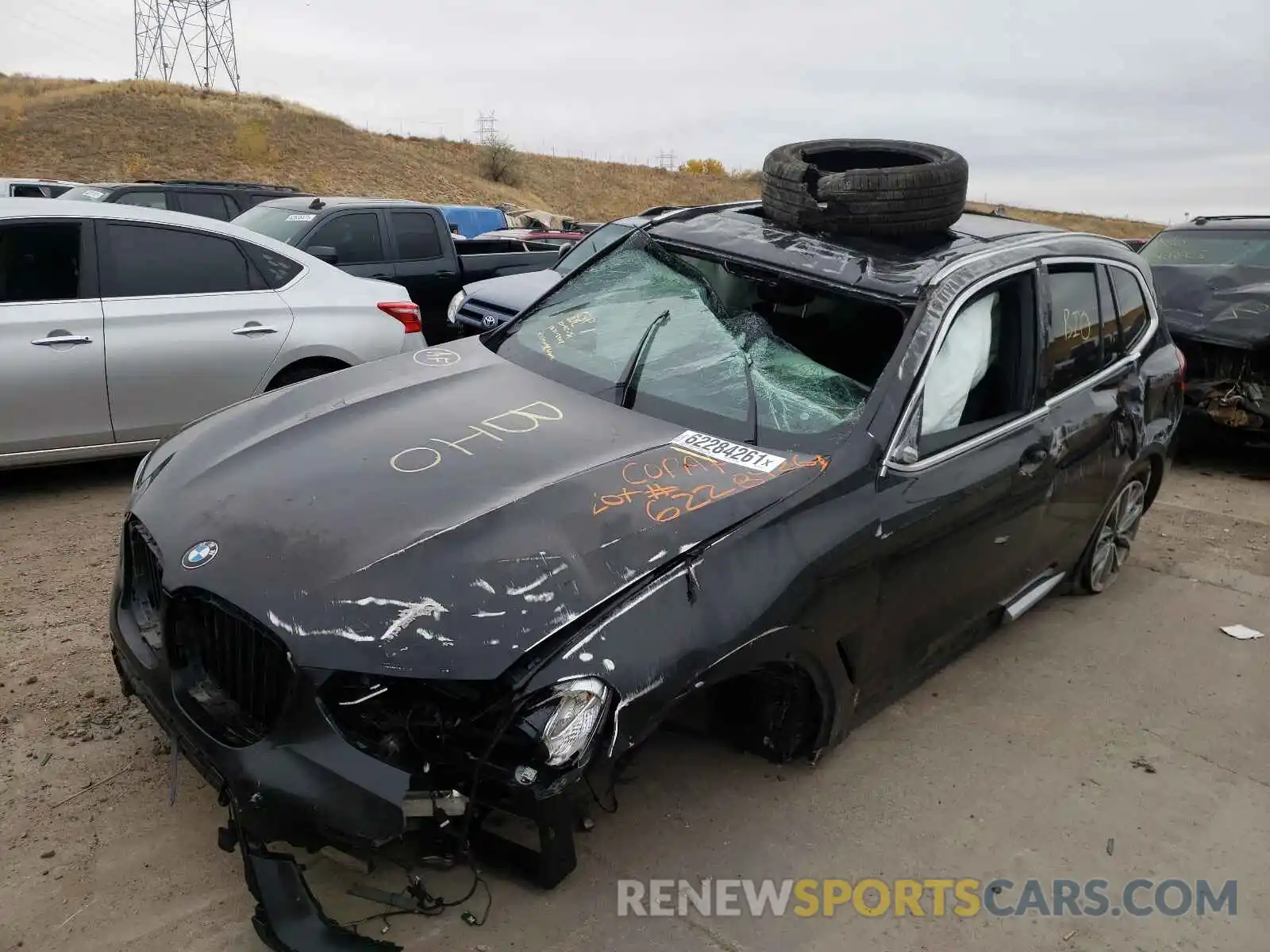 2 Photograph of a damaged car 5UXTR7C58KLF36717 BMW X3 2019