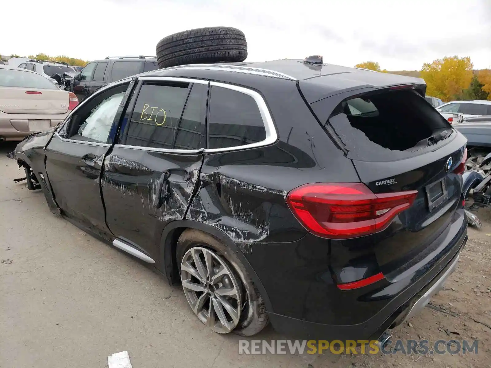 3 Photograph of a damaged car 5UXTR7C58KLF36717 BMW X3 2019