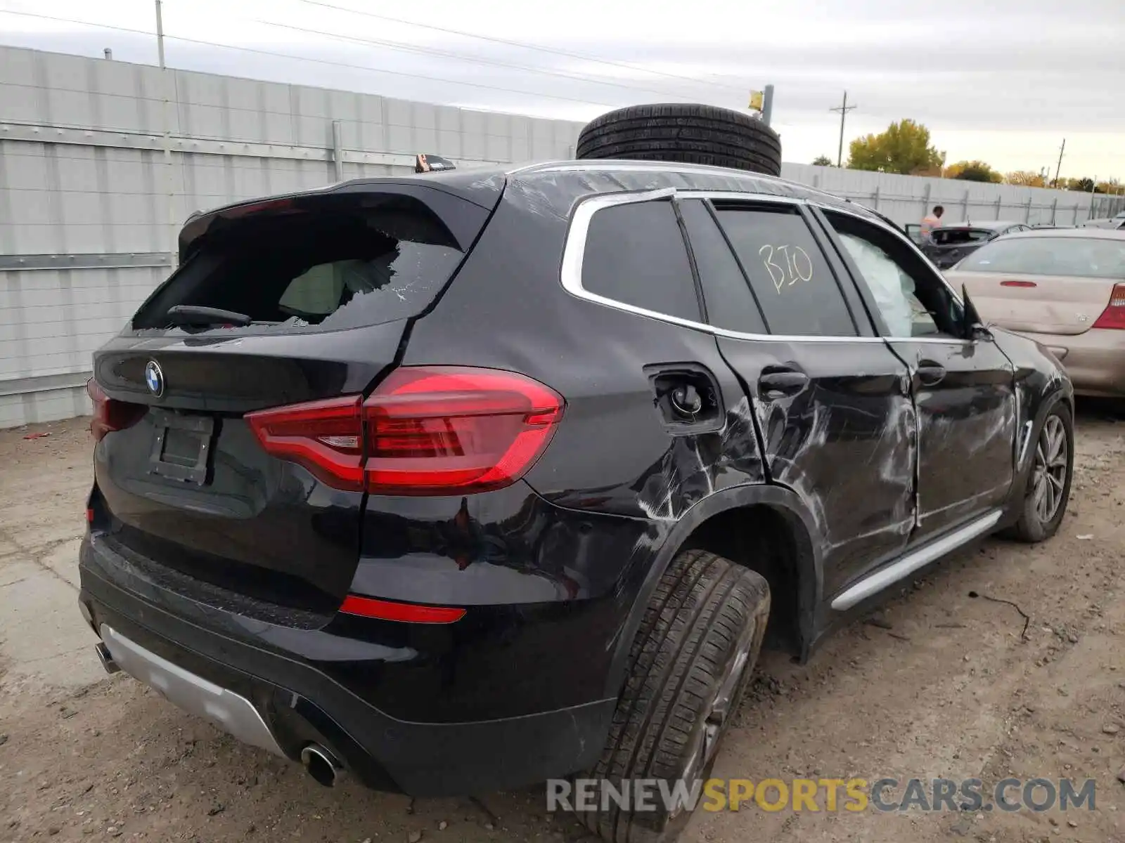 4 Photograph of a damaged car 5UXTR7C58KLF36717 BMW X3 2019