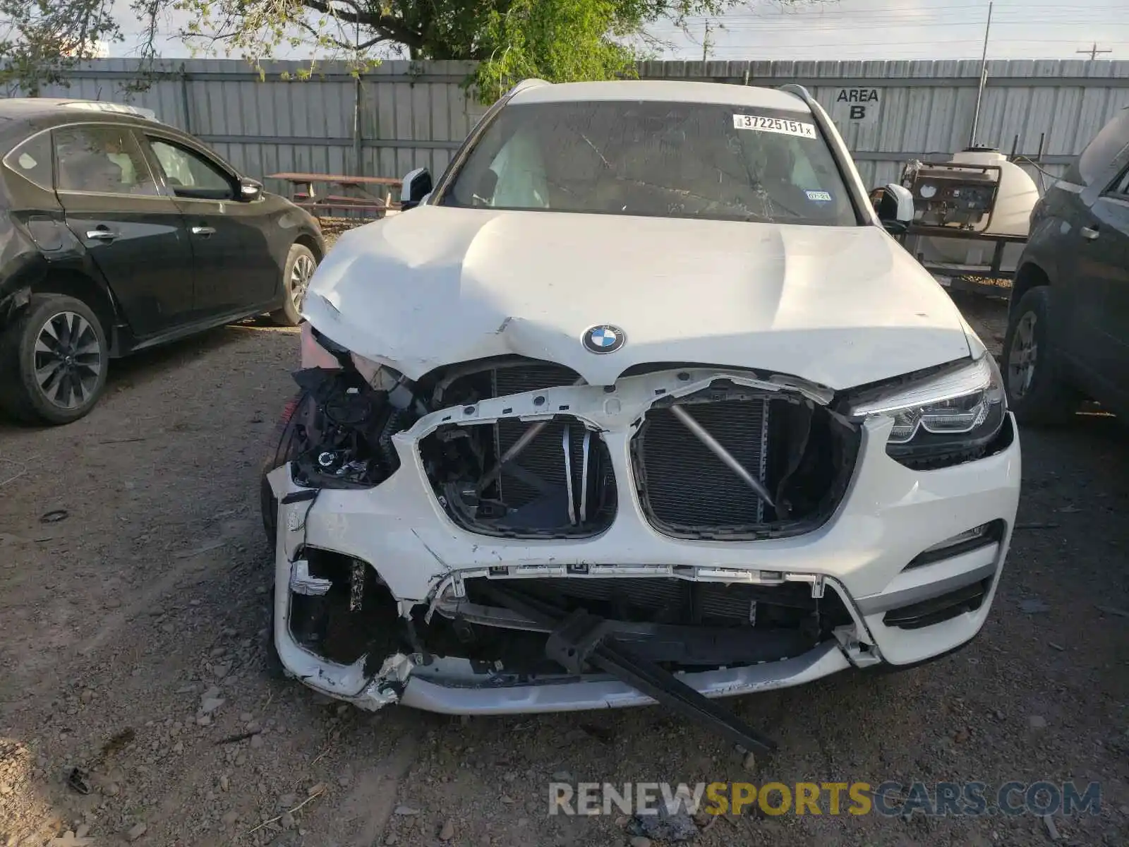 7 Photograph of a damaged car 5UXTR7C58KLF37110 BMW X3 2019