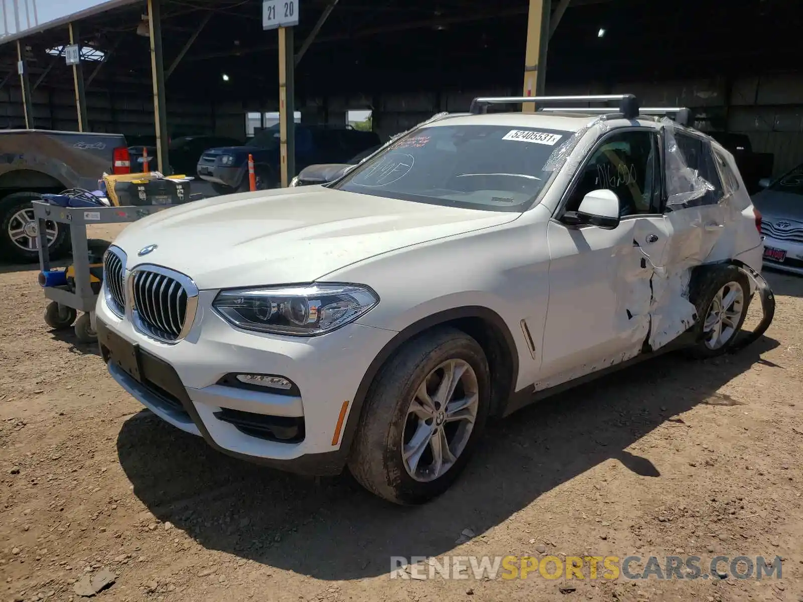 2 Photograph of a damaged car 5UXTR7C58KLR39769 BMW X3 2019