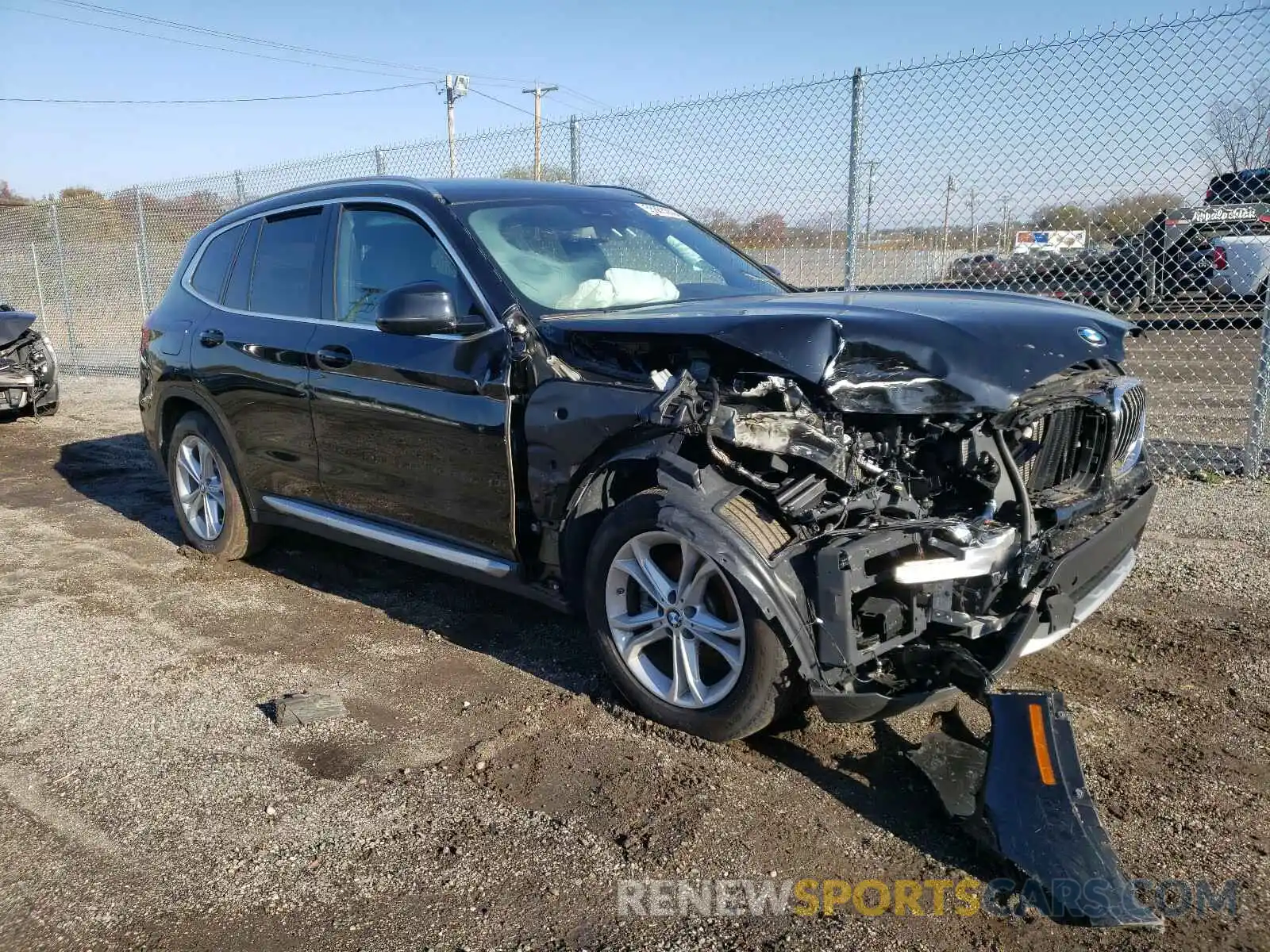 1 Photograph of a damaged car 5UXTR7C58KLR44549 BMW X3 2019