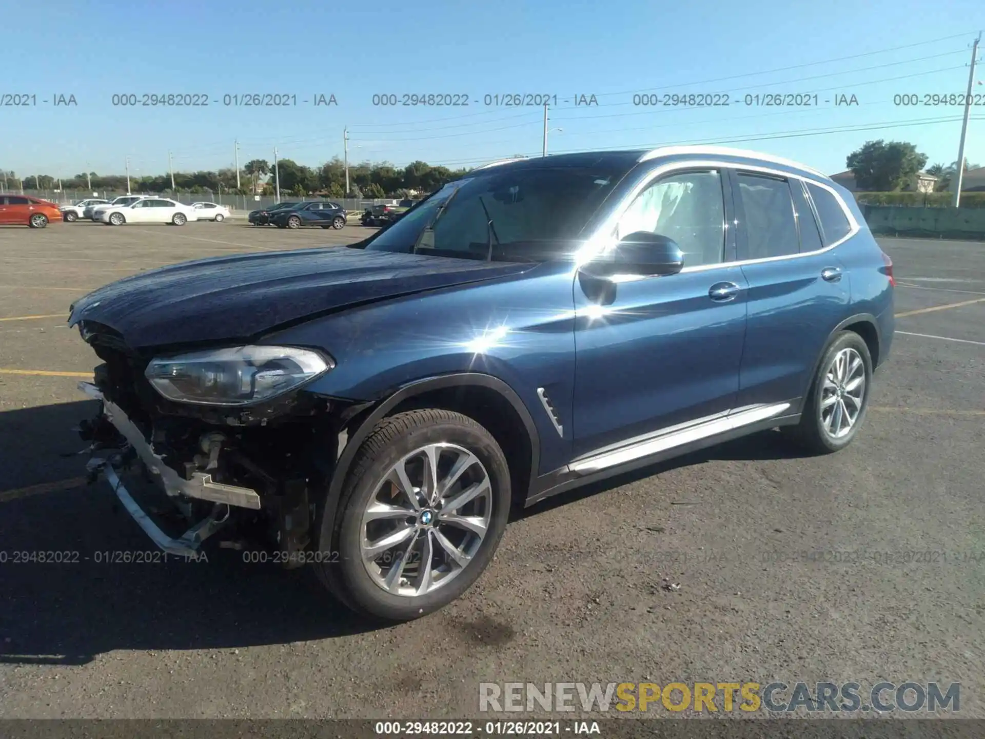 2 Фотография поврежденного автомобиля 5UXTR7C58KLR45443 BMW X3 2019