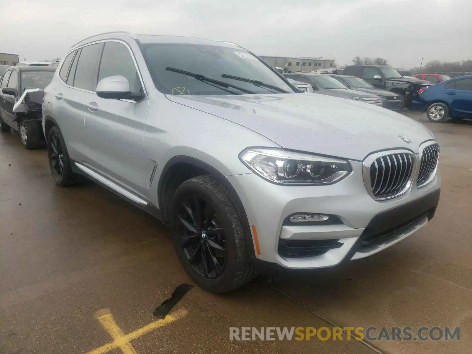 1 Photograph of a damaged car 5UXTR7C58KLR48293 BMW X3 2019