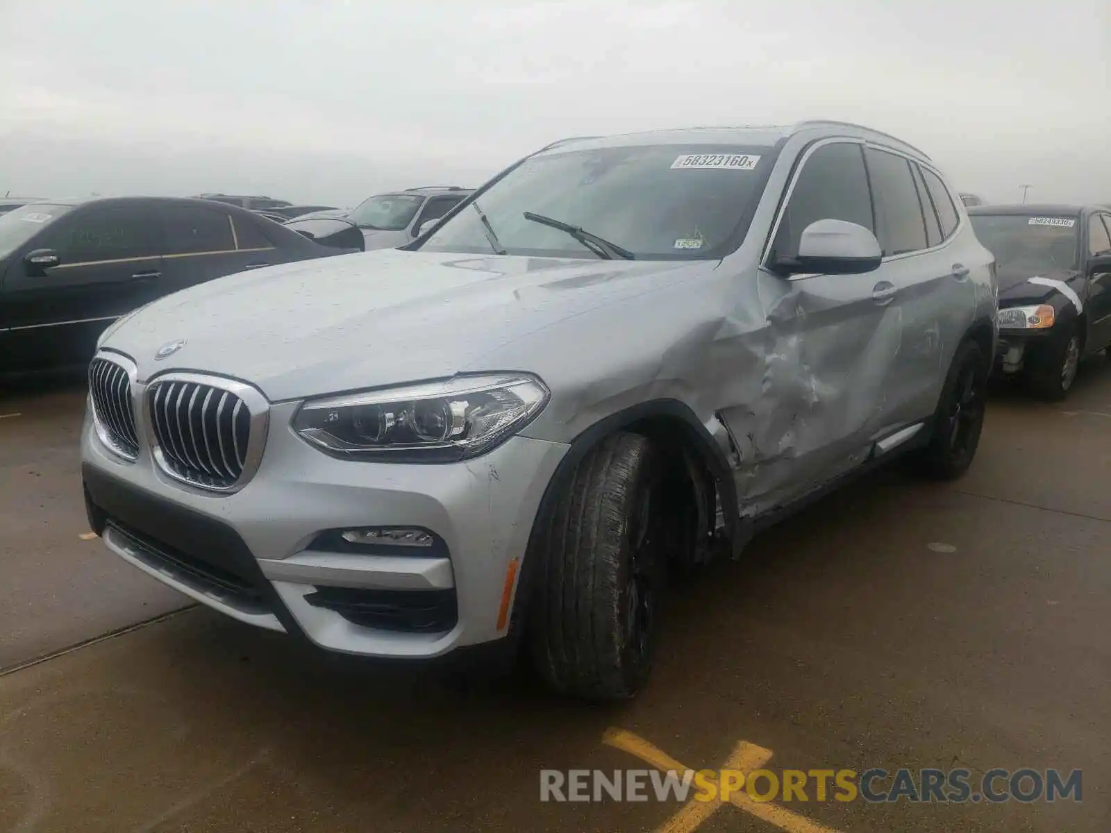 2 Photograph of a damaged car 5UXTR7C58KLR48293 BMW X3 2019