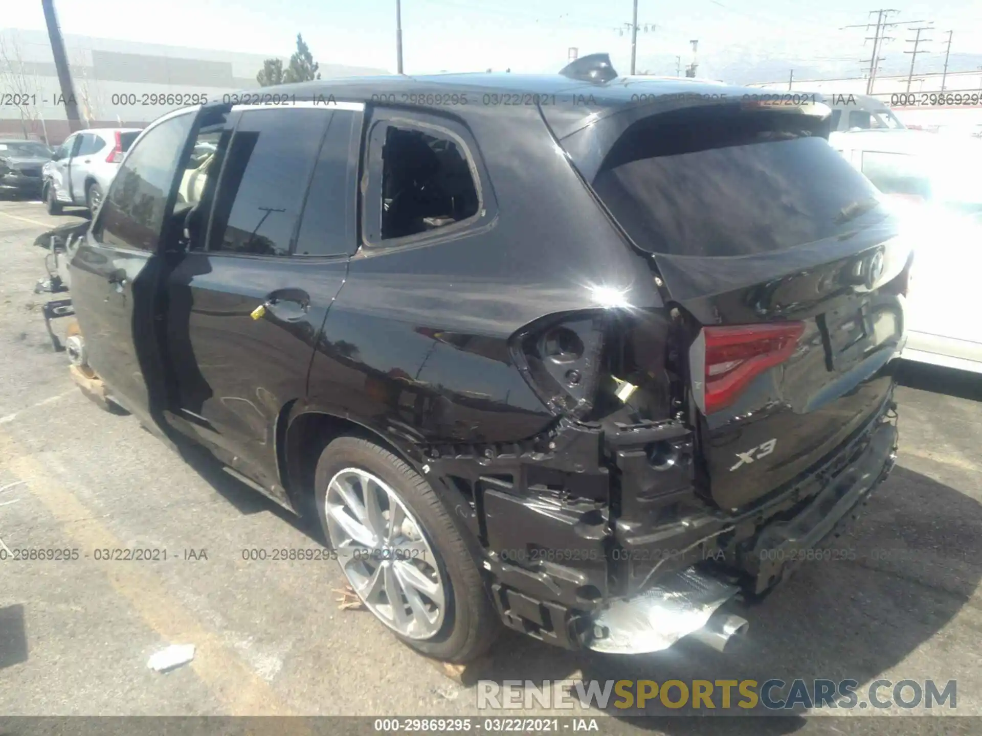 3 Photograph of a damaged car 5UXTR7C58KLR48861 BMW X3 2019