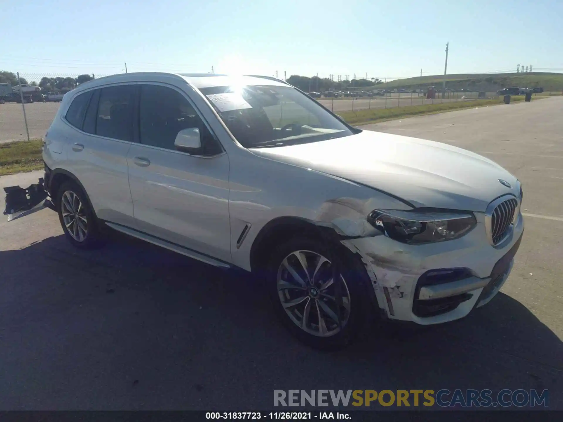 1 Photograph of a damaged car 5UXTR7C58KLR52456 BMW X3 2019