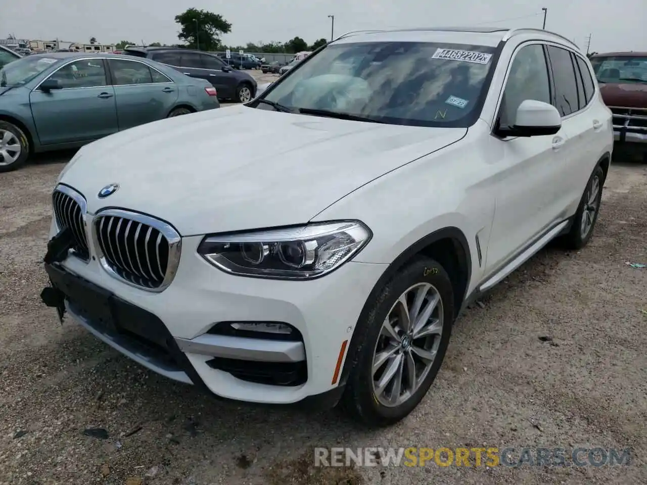 2 Photograph of a damaged car 5UXTR7C58KLR52697 BMW X3 2019