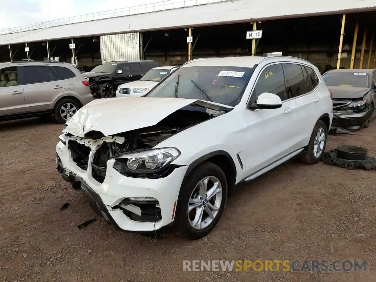 2 Фотография поврежденного автомобиля 5UXTR7C58KLR53607 BMW X3 2019