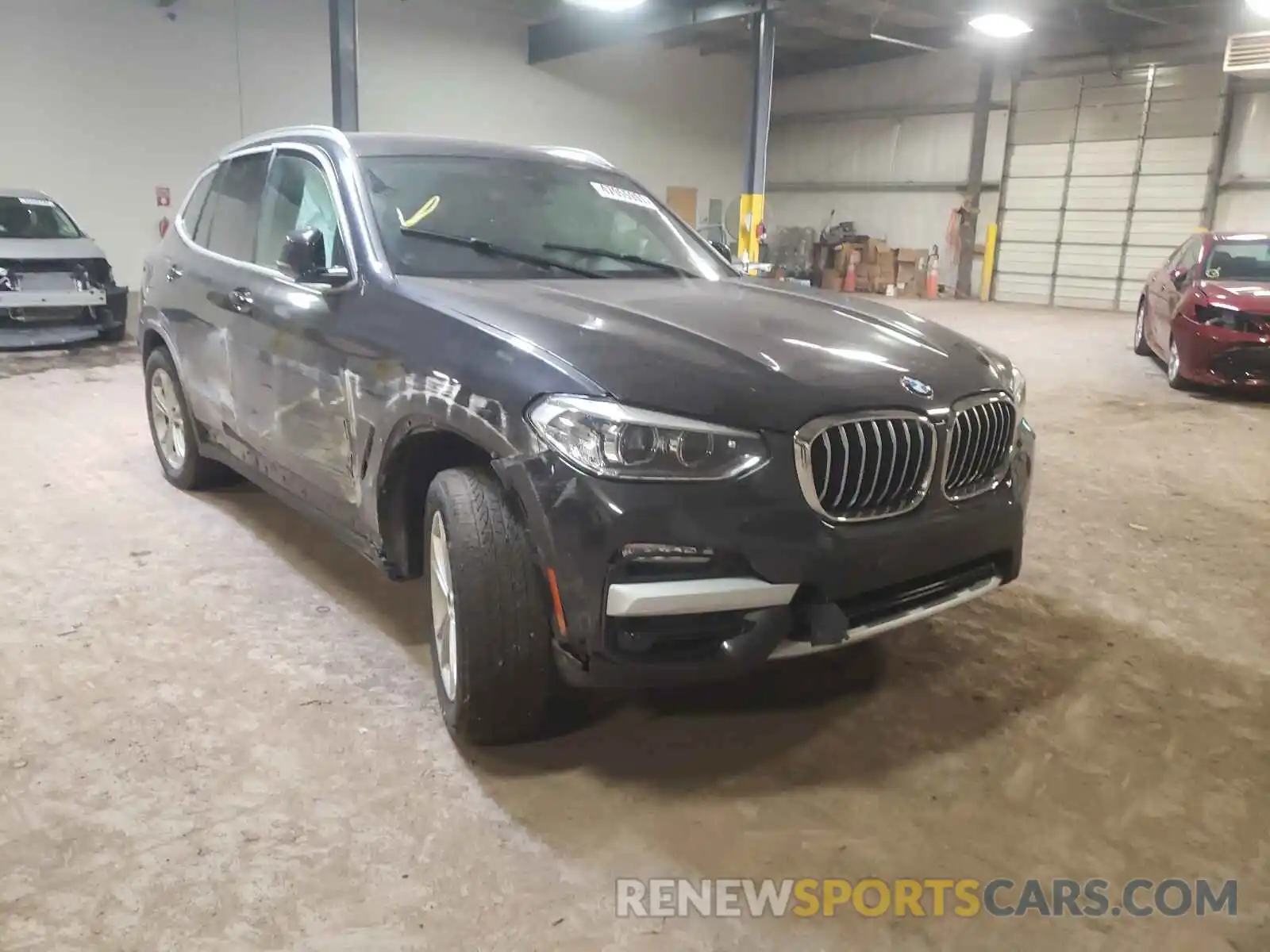 1 Photograph of a damaged car 5UXTR7C58KLR53767 BMW X3 2019