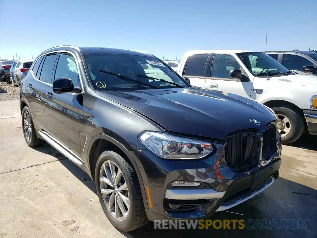 1 Photograph of a damaged car 5UXTR7C59KLA48375 BMW X3 2019