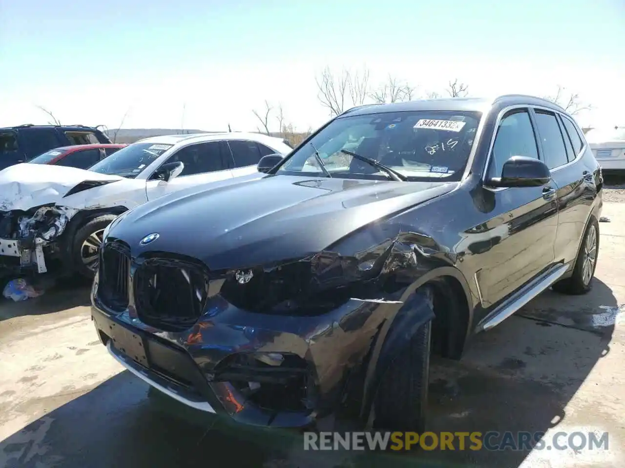 2 Photograph of a damaged car 5UXTR7C59KLA48375 BMW X3 2019