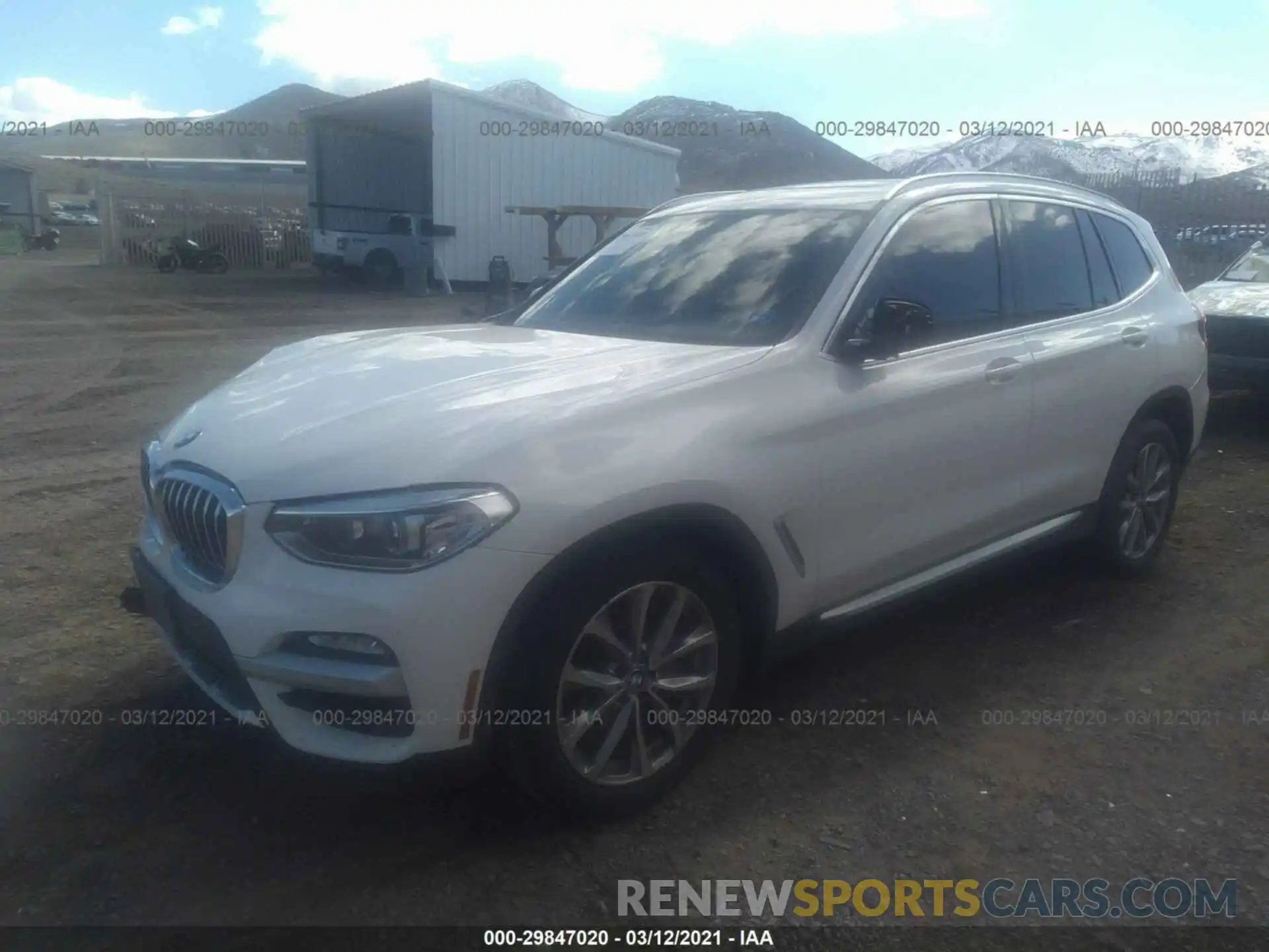 2 Photograph of a damaged car 5UXTR7C59KLE94249 BMW X3 2019