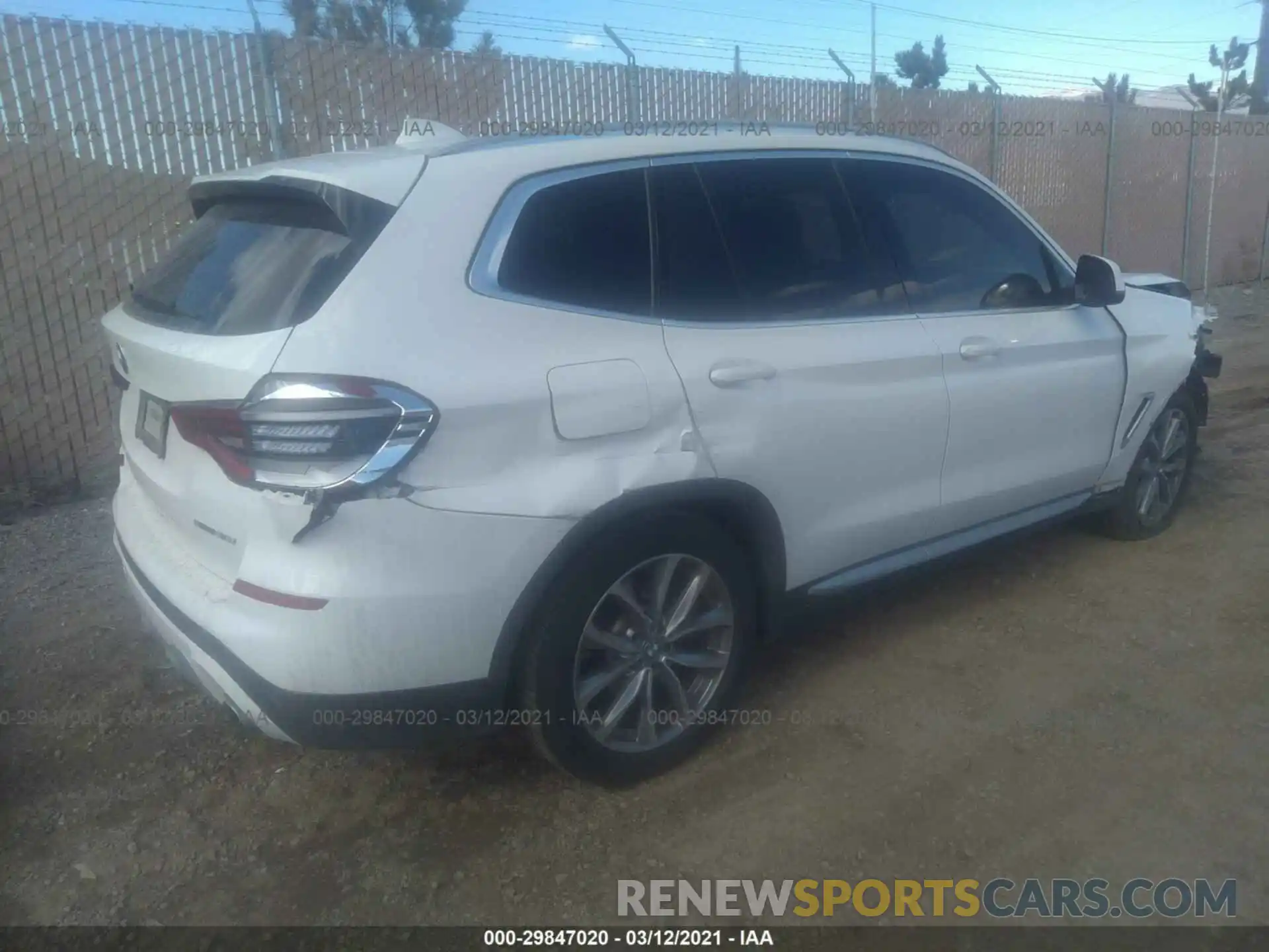 4 Photograph of a damaged car 5UXTR7C59KLE94249 BMW X3 2019