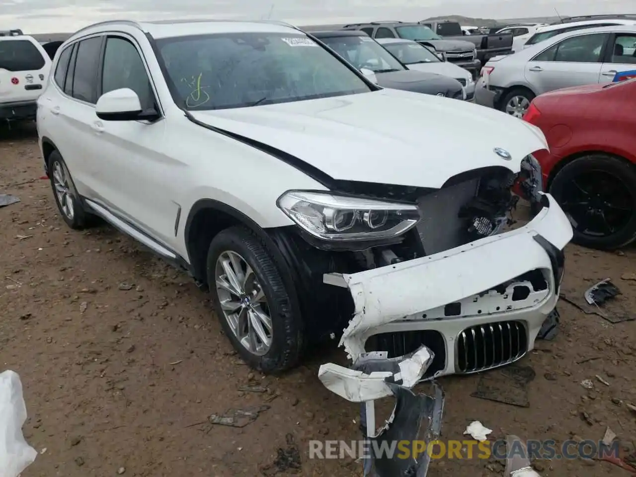 1 Photograph of a damaged car 5UXTR7C59KLE96244 BMW X3 2019