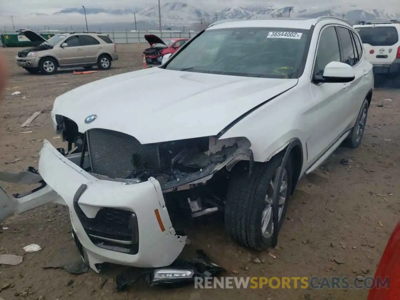 2 Photograph of a damaged car 5UXTR7C59KLE96244 BMW X3 2019