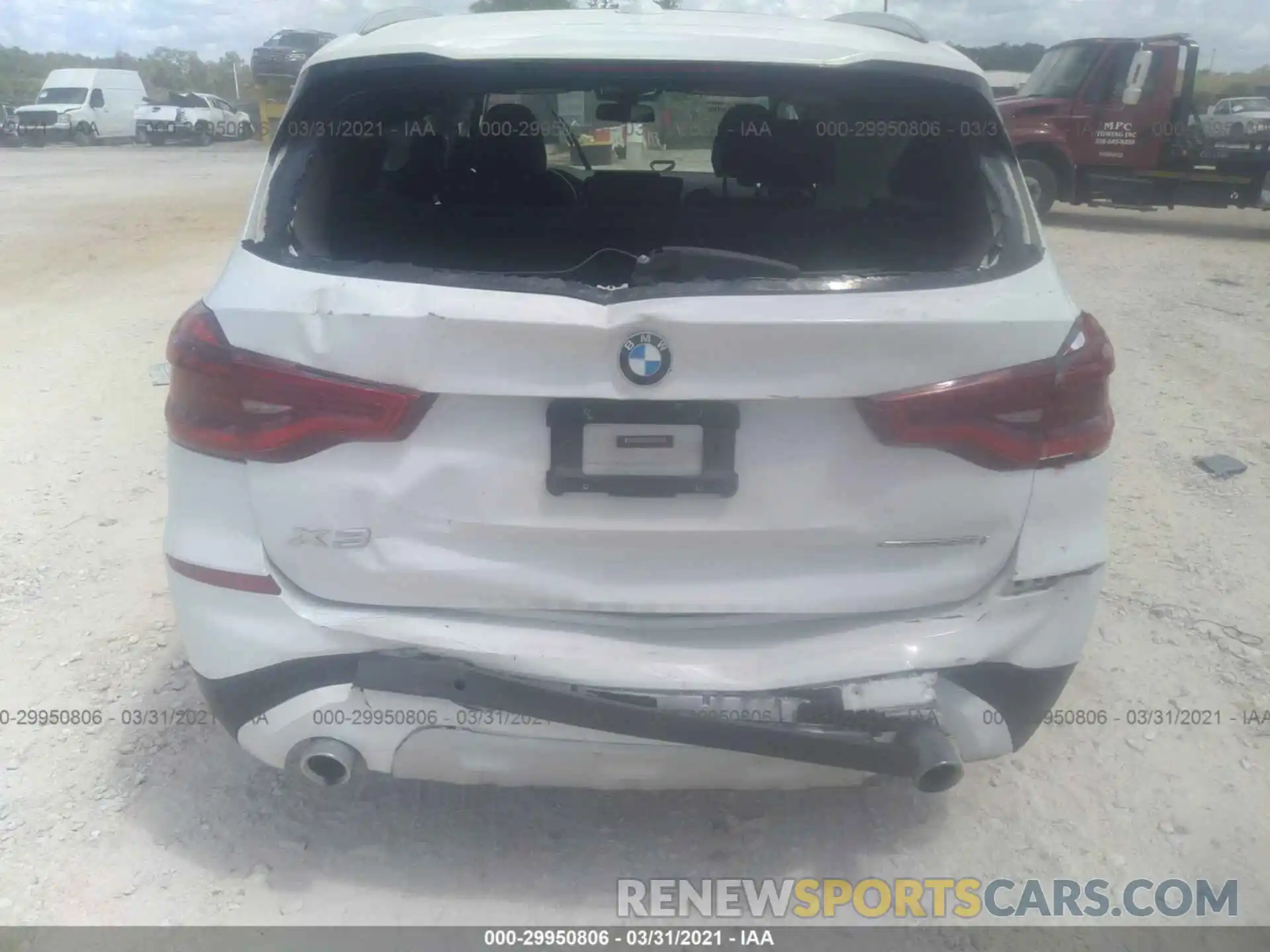 6 Photograph of a damaged car 5UXTR7C59KLE96695 BMW X3 2019