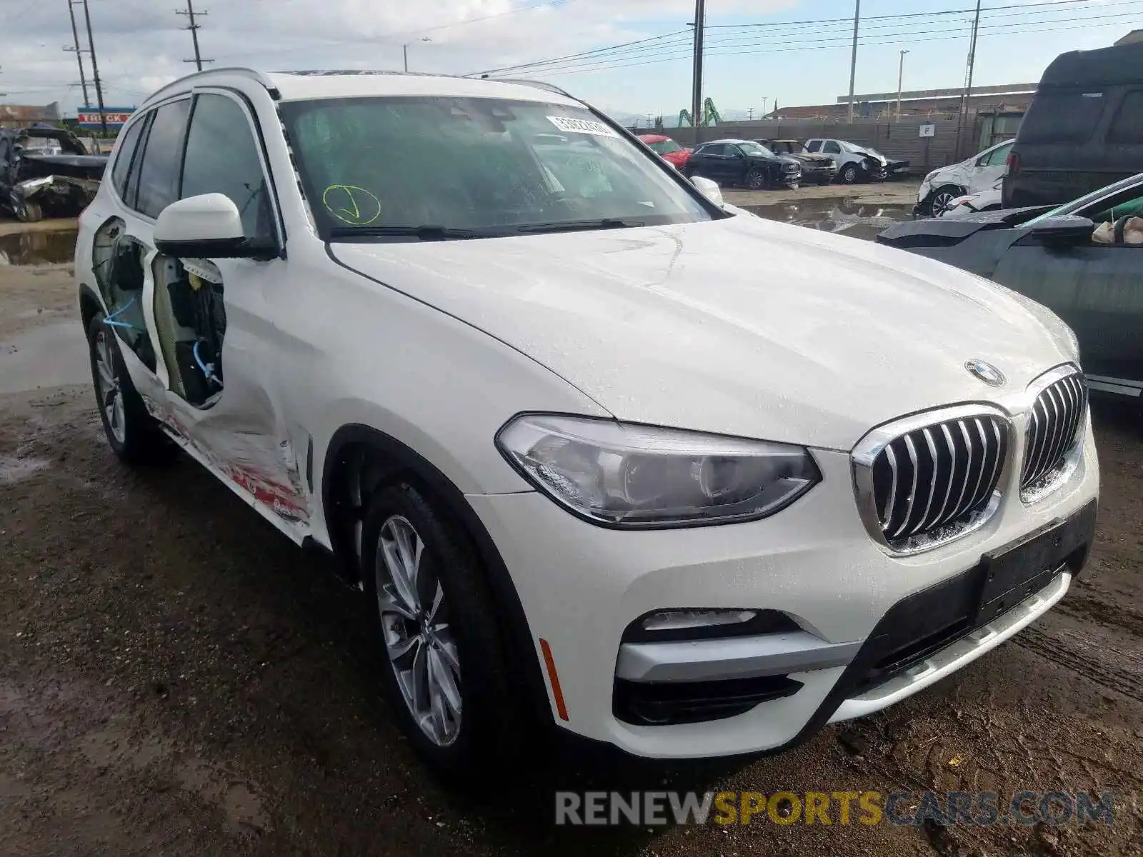 1 Photograph of a damaged car 5UXTR7C59KLE97085 BMW X3 2019