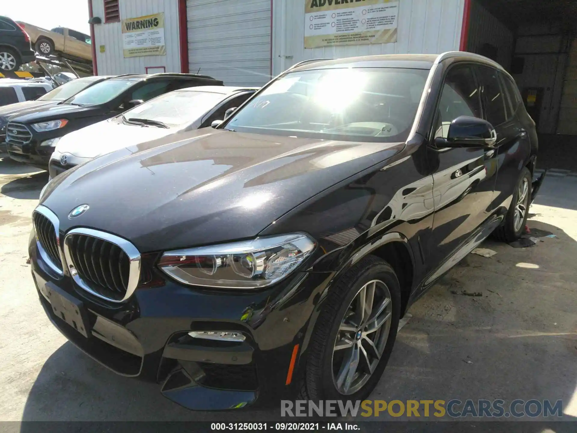 2 Photograph of a damaged car 5UXTR7C59KLE97975 BMW X3 2019