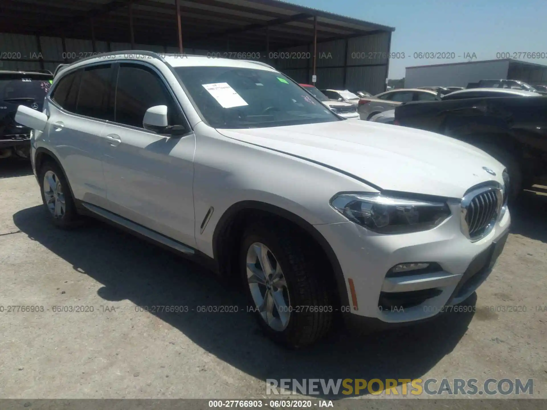 1 Photograph of a damaged car 5UXTR7C59KLF25032 BMW X3 2019