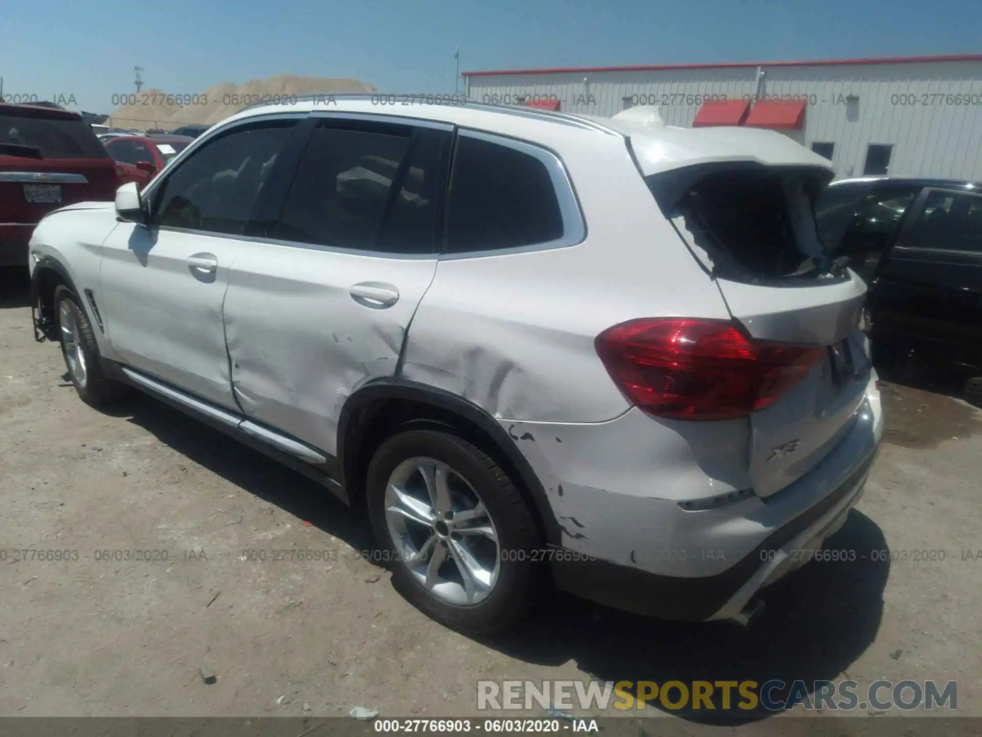 3 Photograph of a damaged car 5UXTR7C59KLF25032 BMW X3 2019