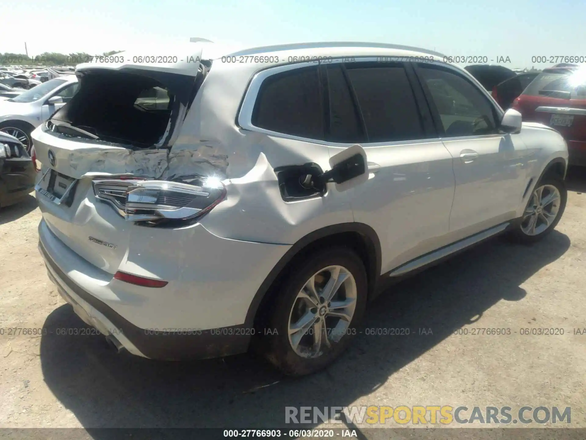 4 Photograph of a damaged car 5UXTR7C59KLF25032 BMW X3 2019