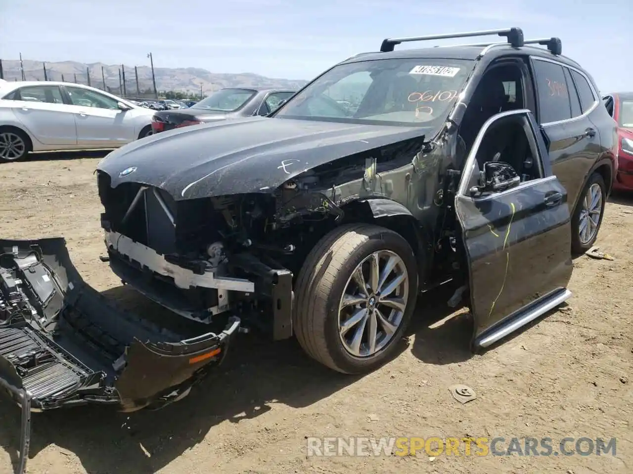 2 Photograph of a damaged car 5UXTR7C59KLF26620 BMW X3 2019