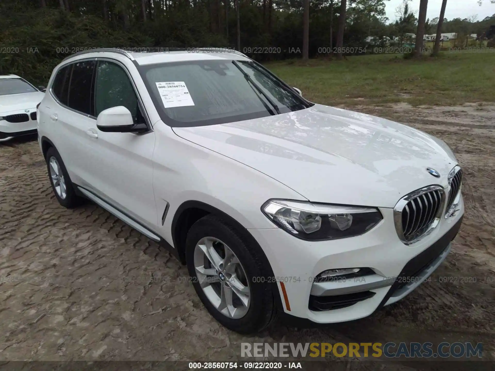 1 Photograph of a damaged car 5UXTR7C59KLF27136 BMW X3 2019